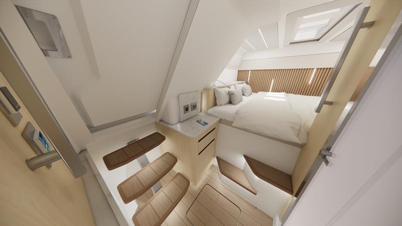 35 Sport interior - photo © Aquila Power Catamarans