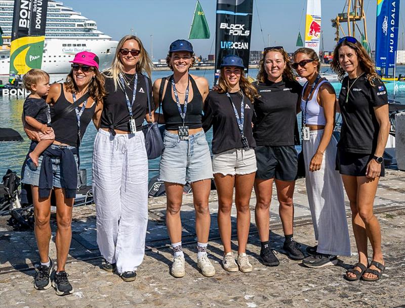 Armstrong riders meet SailGP sailors - Cadiz - October 2025 photo copyright Armstrong Foils taken at Real Club Náutico de Cádiz and featuring the  class