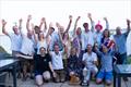 Mixed B14 teams celebrate after the championships &copy; B14 Class Association 