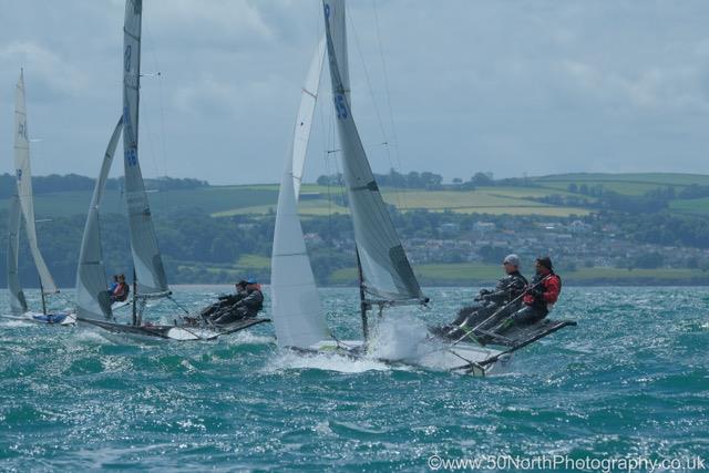 B14 Europeans and Nationals at Torquay photo copyright Tania Hutchings / www.50NorthPhotography.co.uk taken at Royal Torbay Yacht Club and featuring the B14 class