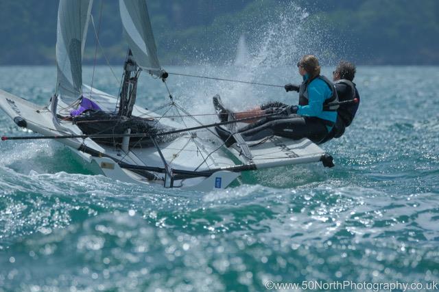 B14 Europeans and Nationals at Torquay photo copyright Tania Hutchings / www.50NorthPhotography.co.uk taken at Royal Torbay Yacht Club and featuring the B14 class