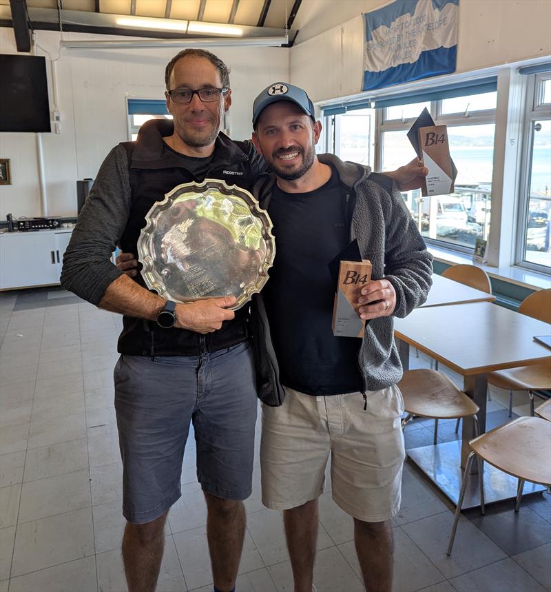Mark Watts & Matt Johnson win the North Sails Seavolution B14 Nationals 2025 at Mumbles - photo © Mark Watts