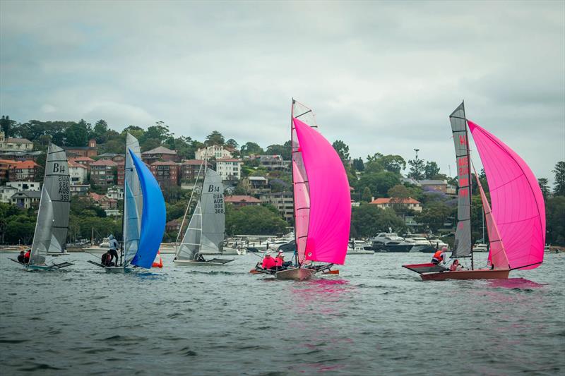 B14 NSW State Titles at Woollahra Sailing Club - B14s in light and shifty conditions photo copyright DarcNmedia / www.instagram.com/darcn_media/ taken at Woollahra Sailing Club and featuring the B14 class