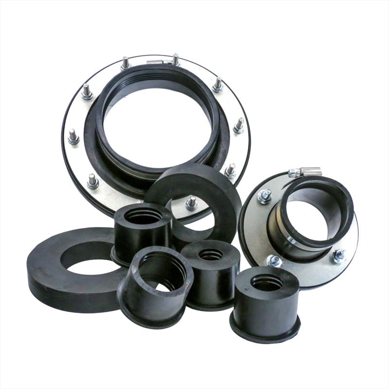 Bulkhead Pipe Glands - photo © Barton Marine