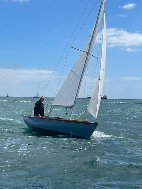 Bembridge keelboat June racing in the sunshine photo copyright Mike Samuelson taken at Bembridge Sailing Club and featuring the Bembridge One Design class