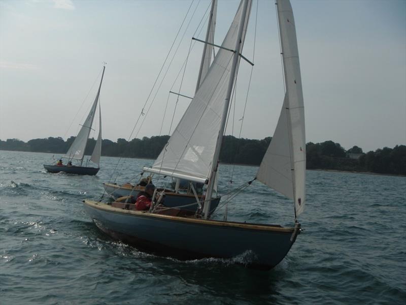 1st September racing for the Bembridge keelboats photo copyright Mike Samuelson taken at Bembridge Sailing Club and featuring the Bembridge One Design class