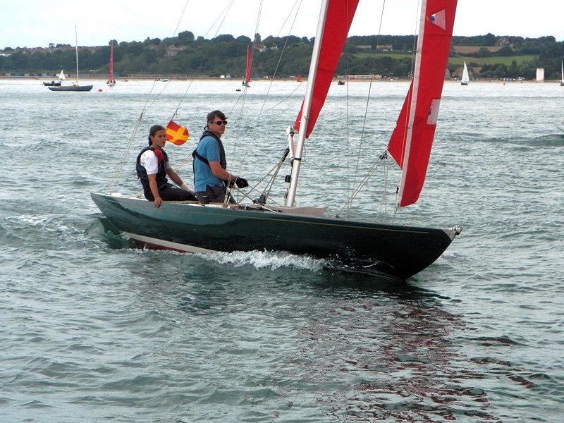 Bembridge classes racing on 4 August photo copyright Mike Samuelson taken at Cowes Combined Clubs and featuring the Bembridge Redwing class