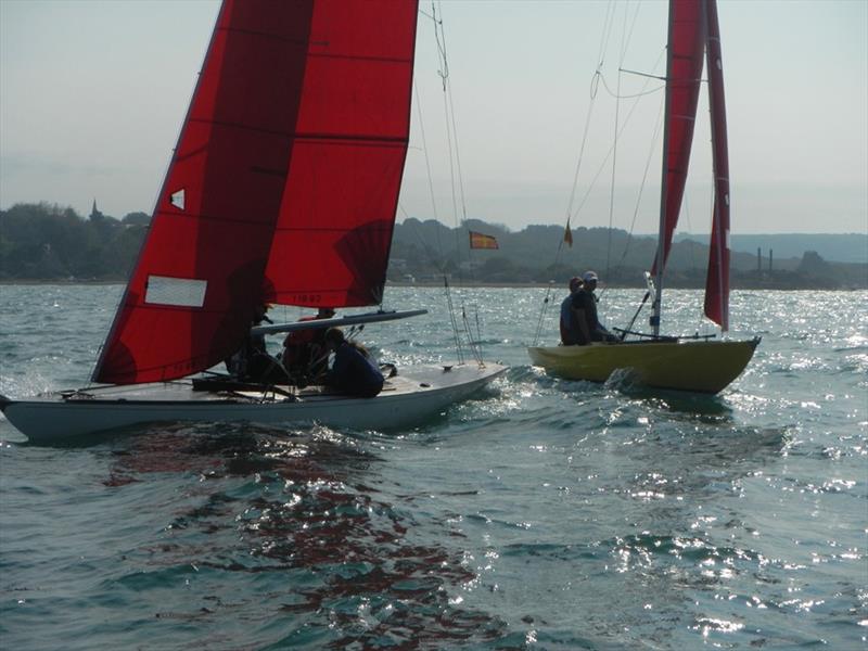 Bembridge Keelboat late September racing photo copyright Mike Samuelson taken at Bembridge Sailing Club and featuring the Bembridge Redwing class