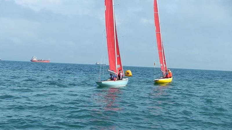 Bembridge Keelboat late September racing photo copyright Mike Samuelson taken at Bembridge Sailing Club and featuring the Bembridge Redwing class