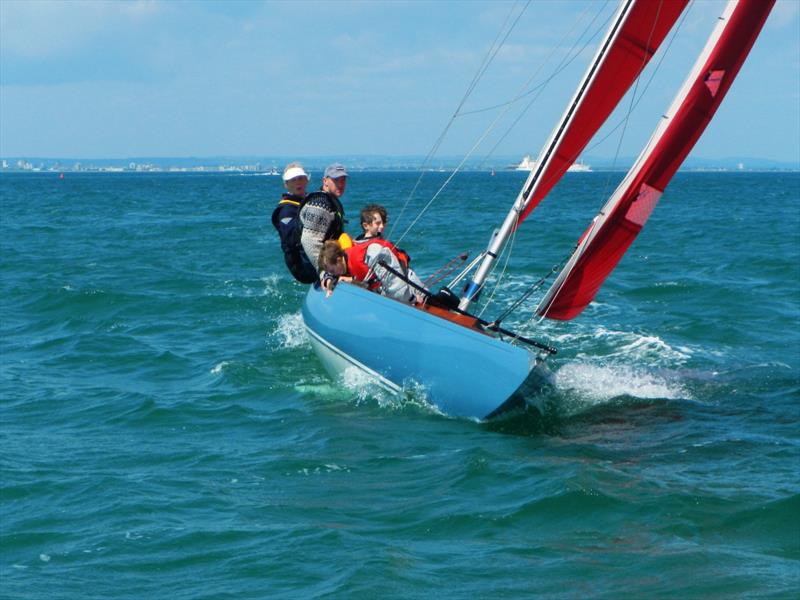 Bembridge Sailing Club Mid June Keelboat Weekend photo copyright Mike Samuelson taken at Bembridge Sailing Club and featuring the Bembridge Redwing class