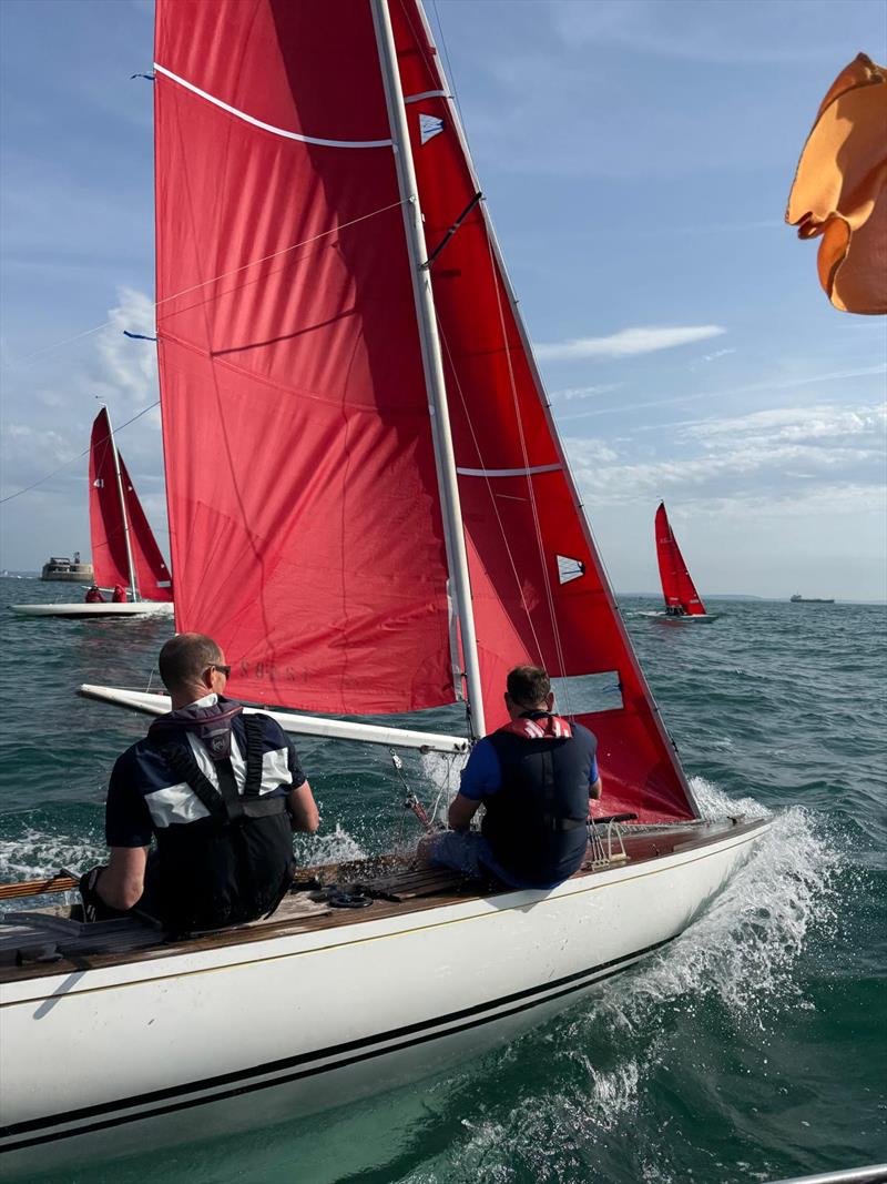 Bembridge Sailing Club June Keelboat Racing photo copyright Jonathan Nainby-Luxmoore taken at Bembridge Sailing Club and featuring the Bembridge Redwing class