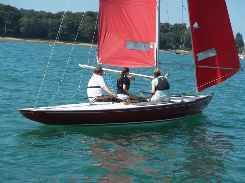 Keelboat racing at Bembridge Sailing Club in August - photo © Mike Samuelson