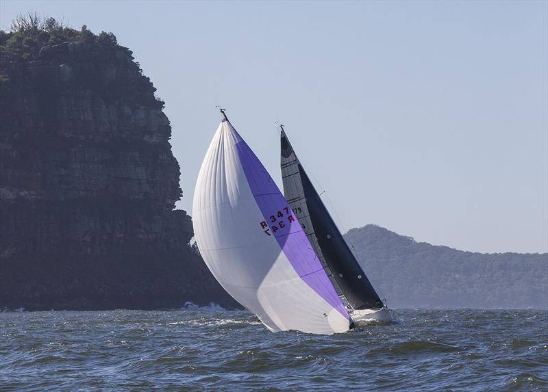 Gunner Goodwin on the march back from Lion Island. 2022 Beneteau Pittwater Cup - photo © John Curnow