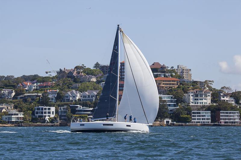 Despite heading off towards the Harbour Bridge to get the sock for the kite organised, Wilde Rush still managed to win the Spinnaker Division photo copyright John Curnow taken at Cruising Yacht Club of Australia and featuring the Beneteau class