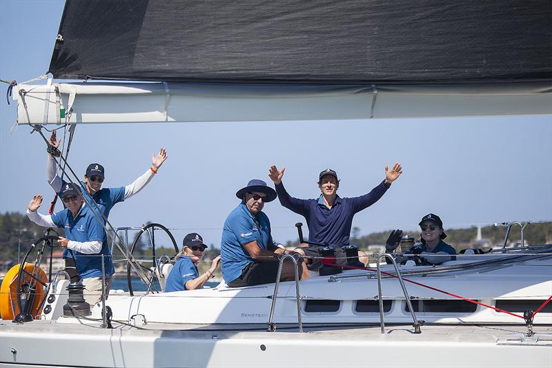 Howard Piggott's Silver Cloud III won Division A, and smiled all the way there photo copyright John Curnow taken at Cruising Yacht Club of Australia and featuring the Beneteau class