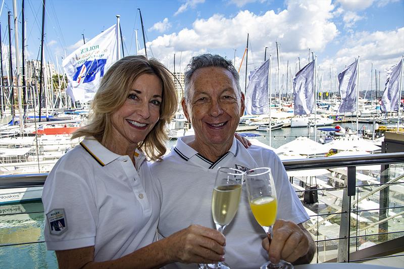 Diane and Kevin Home demonstrating how get into Beneteau Cup mode photo copyright John Curnow taken at Cruising Yacht Club of Australia and featuring the Beneteau class
