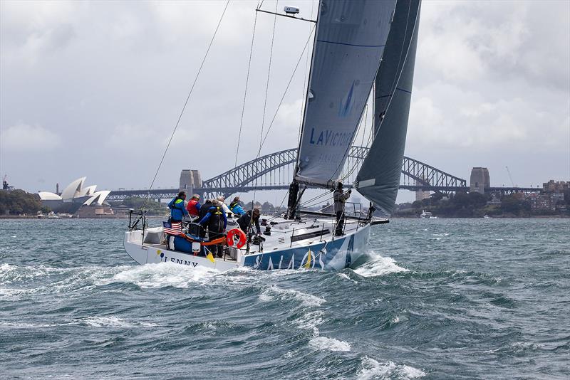 All the way from LA. Sydney turned on wind if not much sun for the new Beneteau First 44, Lenny photo copyright John Curnow taken at Cruising Yacht Club of Australia and featuring the Beneteau class