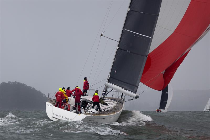 Giddy Up! The 51st Project on the way to their win in the Spinnaker Division. - 2024 Beneteau Pittwater Regatta - photo © Jennifer McKinnon