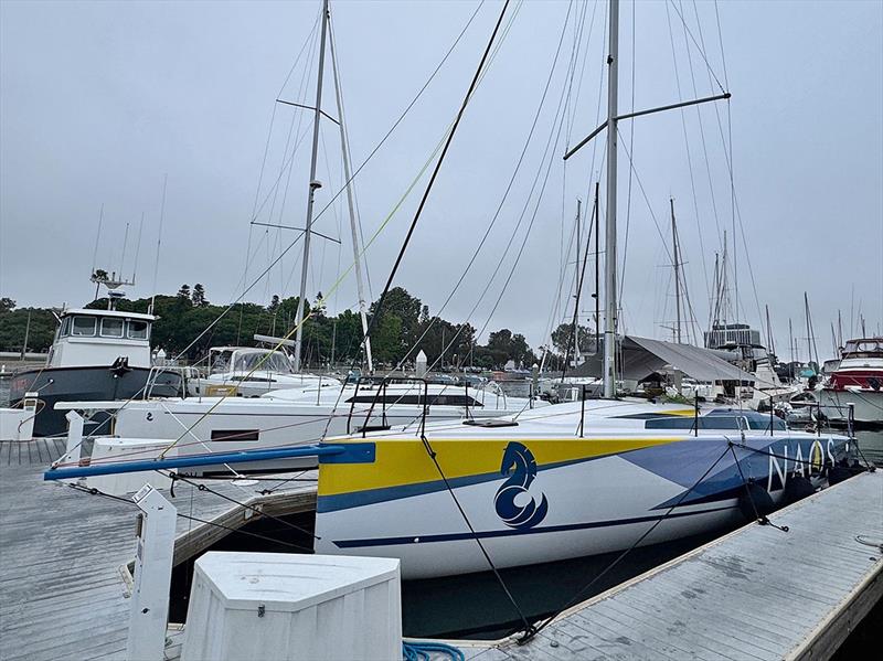 Rahan sports one hell of a prodder, and it can carry the load of the bobstay gives out photo copyright Charles Ettienne-Devanneaux  taken at Los Angeles Yacht Club and featuring the Beneteau class