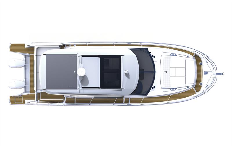 Antares 12 Coupe - Top view with Soft-Top (optional) - photo © Groupe Beneteau