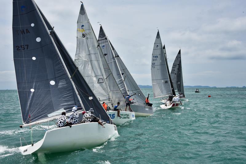 OMYC Thai National Platu Champs - Round 2 photo copyright K Toby Tanathorn taken at Ocean Marina Yacht Club and featuring the Platu 25 class