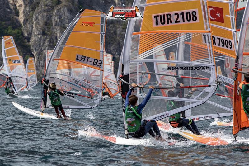 Techno 293 European Championships in Torbole - Day 4 - photo © Elena Giolai