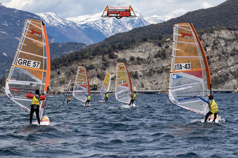 Techno 293 European Championships in Torbole - Day 4 - photo © Elena Giolai