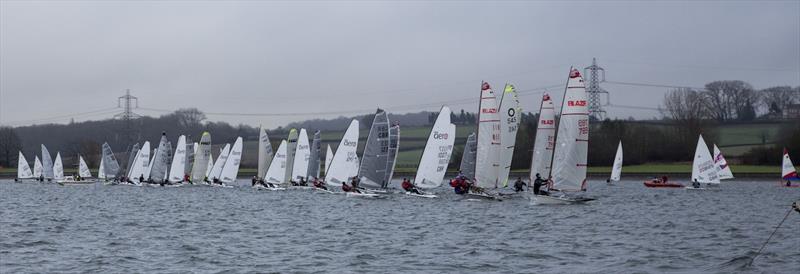 Light airs for the Oxford Blue on Farmoor Reservoir photo copyright Tim Olin / www.olinphoto.co.uk taken at Oxford Sailing Club and featuring the Blaze class