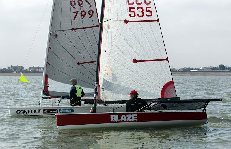 IOSSC Round the Isle of Sheppey Race 2023 photo copyright Nick Champion / www.championmarinephotography.co.uk taken at Isle of Sheppey Sailing Club and featuring the Blaze class