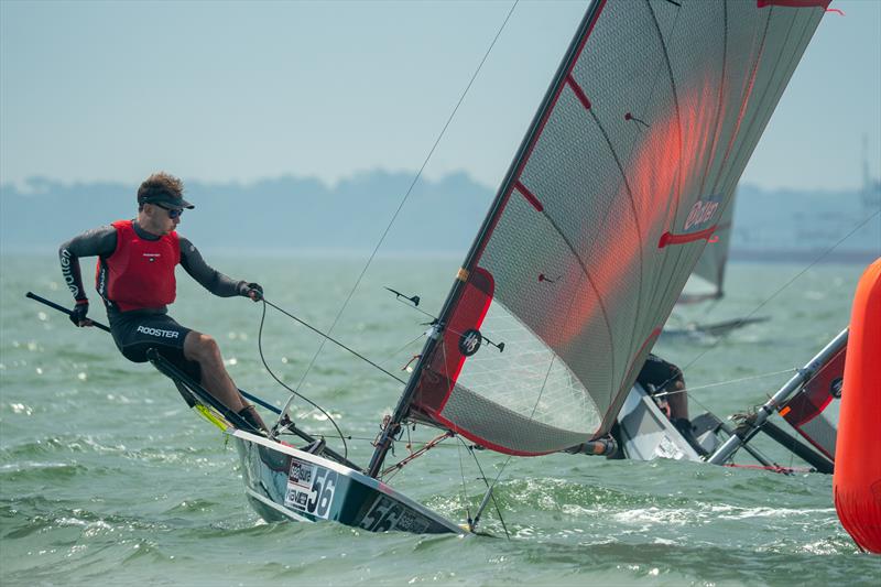 Ben Harden during Blaze National Championship 2023 photo copyright Petru Balau Sports Photography / sports.hub47.com taken at Warsash Sailing Club and featuring the Blaze class