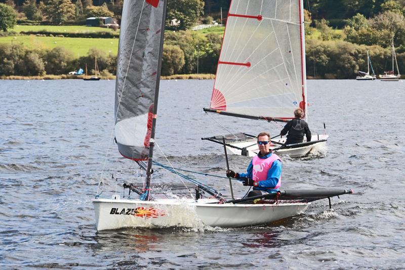 LOMO Blaze Inland Championship at Bala photo copyright John Hunter taken at Bala Sailing Club and featuring the Blaze class