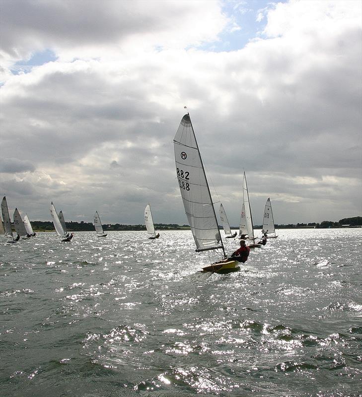 British Moth nationals at Pitsford Reservoir day 1 photo copyright Jenni Heward-Craig taken at Northampton Sailing Club and featuring the British Moth class