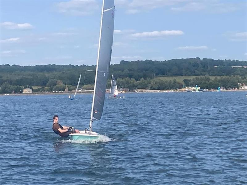 British Moths at Farmoor photo copyright Oxford Sailing Club taken at Oxford Sailing Club and featuring the British Moth class