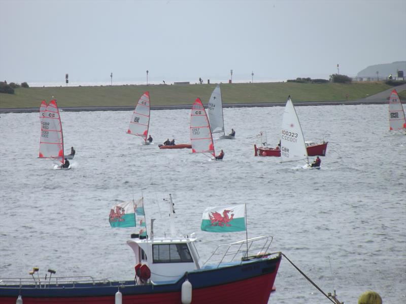 Byte Inland Championships at Cardiff photo copyright John Saunders taken at Cardiff Yacht Club and featuring the Byte class