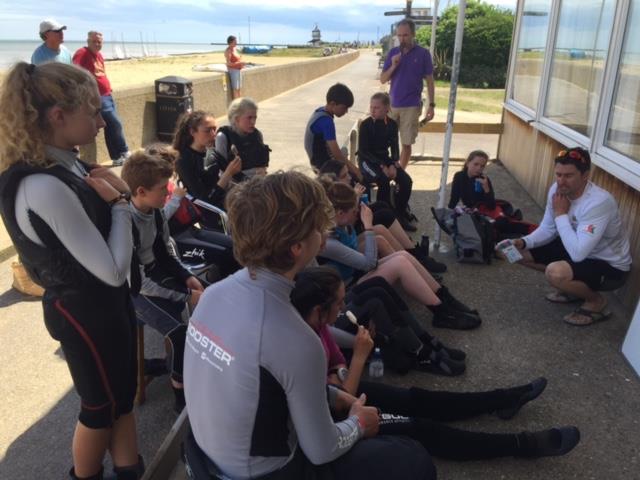 Team GBR train for the Cadet Worlds in Argentina photo copyright Neil Collingridge taken at Harwich Town Sailing Club and featuring the Cadet class