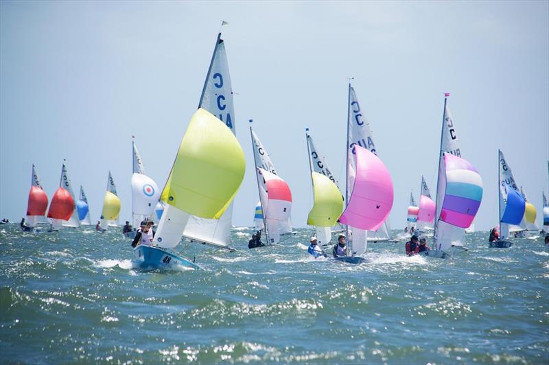 The International Cadet Class hosted its nationals in 2016-17 as part of a previous SA Summer of Sail Festival photo copyright Dave Birss taken at Largs Bay Sailing Club and featuring the Cadet class