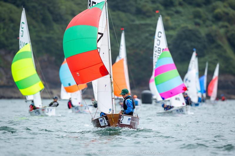 ABP Cadet class World Championship in Plymouth - Day 1 photo copyright Paul Gibbins Photography taken at Mount Batten Centre for Watersports and featuring the Cadet class