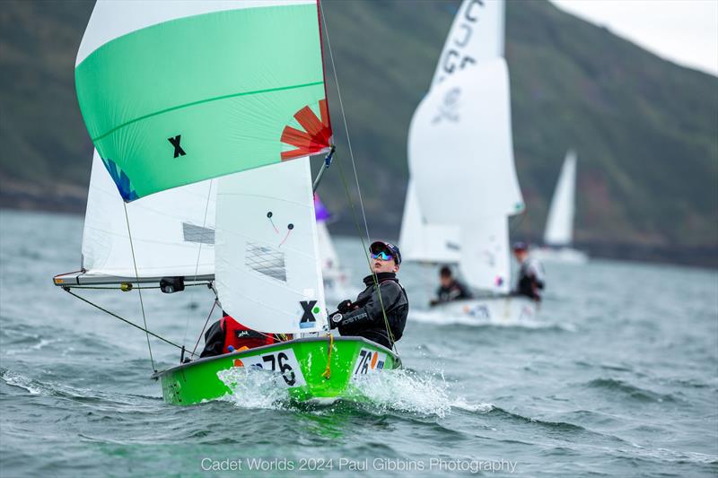 Promo Fleet - ABP Cadet class World Championship in Plymouth - Day 2 photo copyright Paul Gibbins Photography taken at Mount Batten Centre for Watersports and featuring the Cadet class