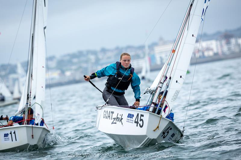 Promo Fleet - ABP Cadet class World Championship in Plymouth - Day 2 - photo © Paul Gibbins Photography