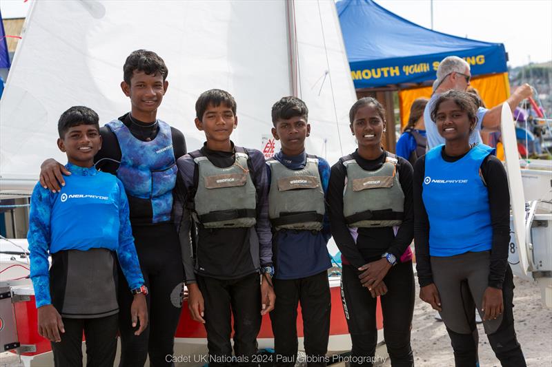 Indian team members - ABP Cadet class World Championship in Plymouth - photo © Paul Gibbins Photography