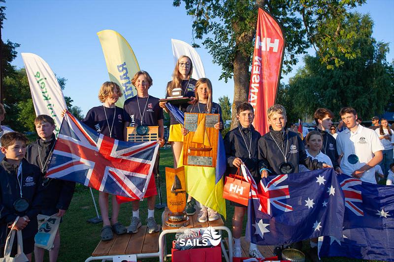Cadet World Championship at Lake Lipno Prize Giving - photo © PAYA
