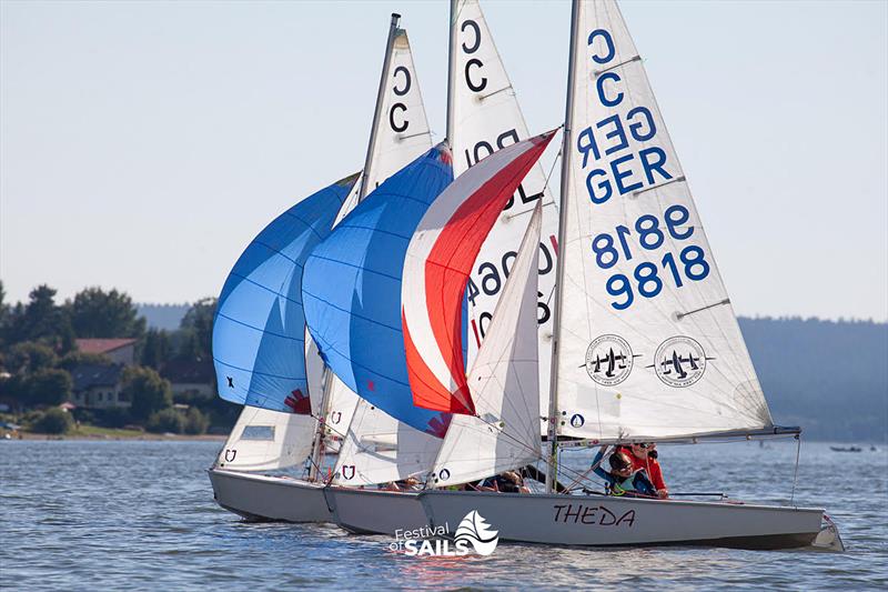 Cadet World Championship at Lake Lipno photo copyright PAYA taken at Jachetní Klub Cerná v Pošumaví and featuring the Cadet class