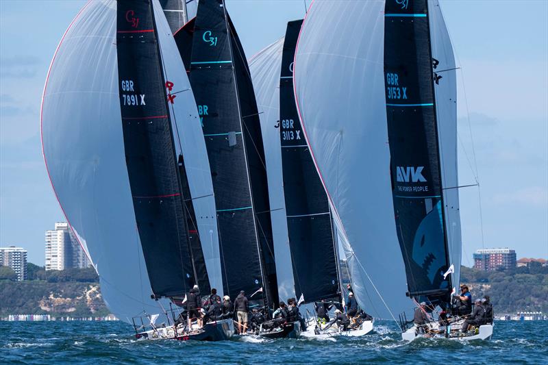 2024 International Paint Poole Regatta Day 1 photo copyright Ian Roman / International Paint Poole Regatta taken at Parkstone Yacht Club and featuring the Cape 31 class