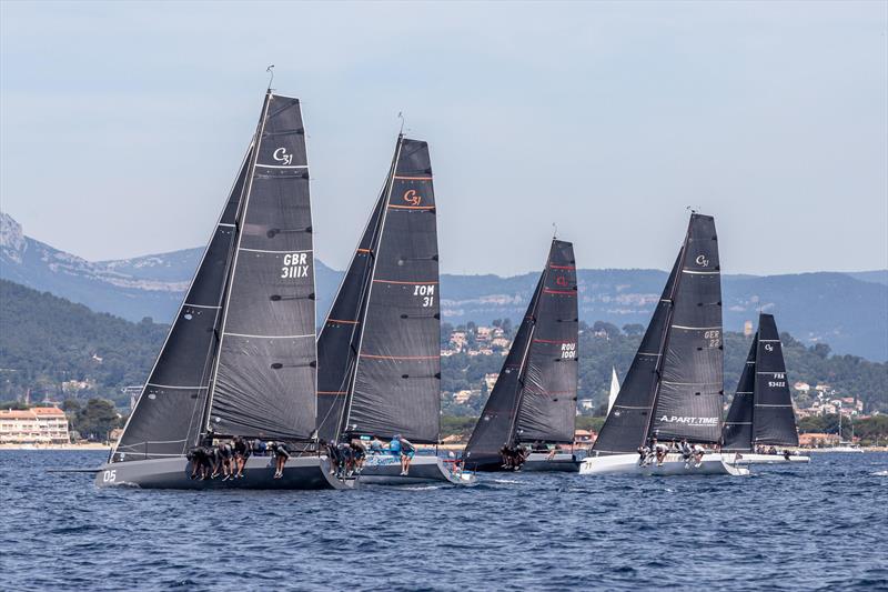 Cape 31 Med Circuit Round 4 at Hyéres photo copyright Tom Cheney taken at COYCH Hyeres and featuring the Cape 31 class