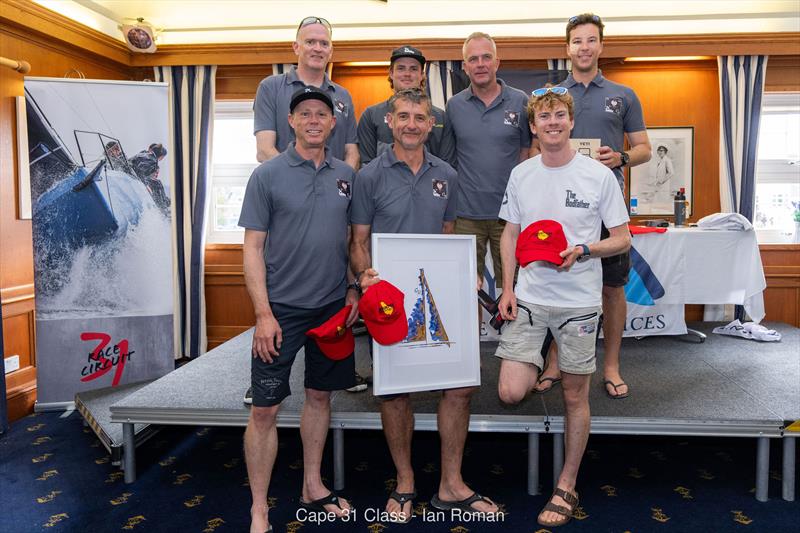 HYS Cape 31 Nationals Prizegiving in Lymington photo copyright Ian Roman / www.ianroman.com taken at Royal Lymington Yacht Club and featuring the Cape 31 class