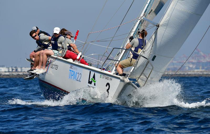 Los Angeles Harbor Cup Day 3 photo copyright Laurie Morrison Photography taken at Los Angeles Yacht Club and featuring the Catalina 37 class