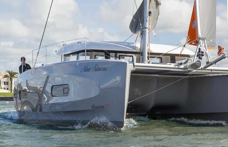 Knuckle out and we had barely 12 knots of breeze in the puffs at this stage - Excess 11 - photo © John Curnow