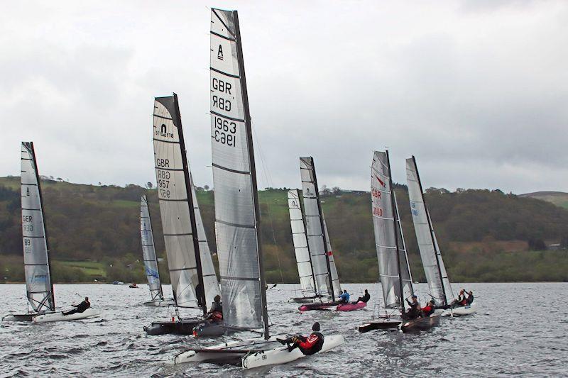 Bala Catamaran Open 2022 photo copyright John Hunter taken at Bala Sailing Club and featuring the Catamaran class