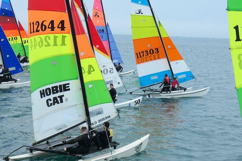 32nd Savills Channel Islands Hobie Cat Championships photo copyright Elaine Burgis taken at Royal Channel Islands Yacht Club and featuring the Catamaran class