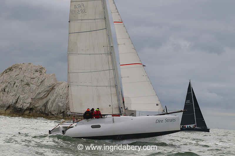 2023 Round the Island Race photo copyright Ingrid Abery / www.ingridabery.com taken at Island Sailing Club, Cowes and featuring the Catamaran class